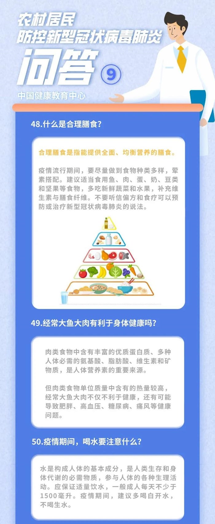 图解 农村居民防控新冠肺炎问答集锦 九 图解 农村居民防控新冠肺炎问答集锦 九