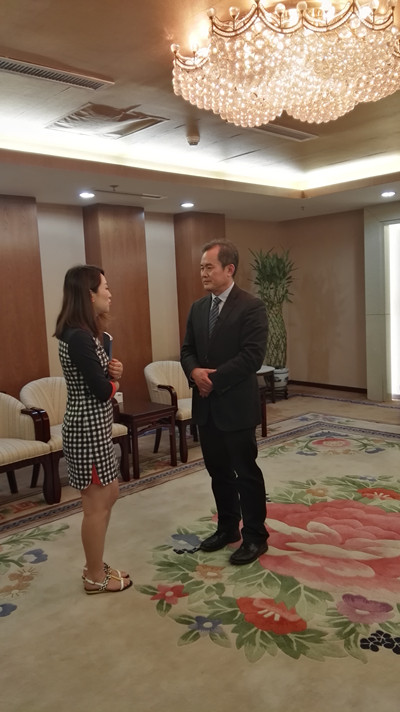 药化监管司司长接受央视国际频道记者吴国秀采访_副本.jpg