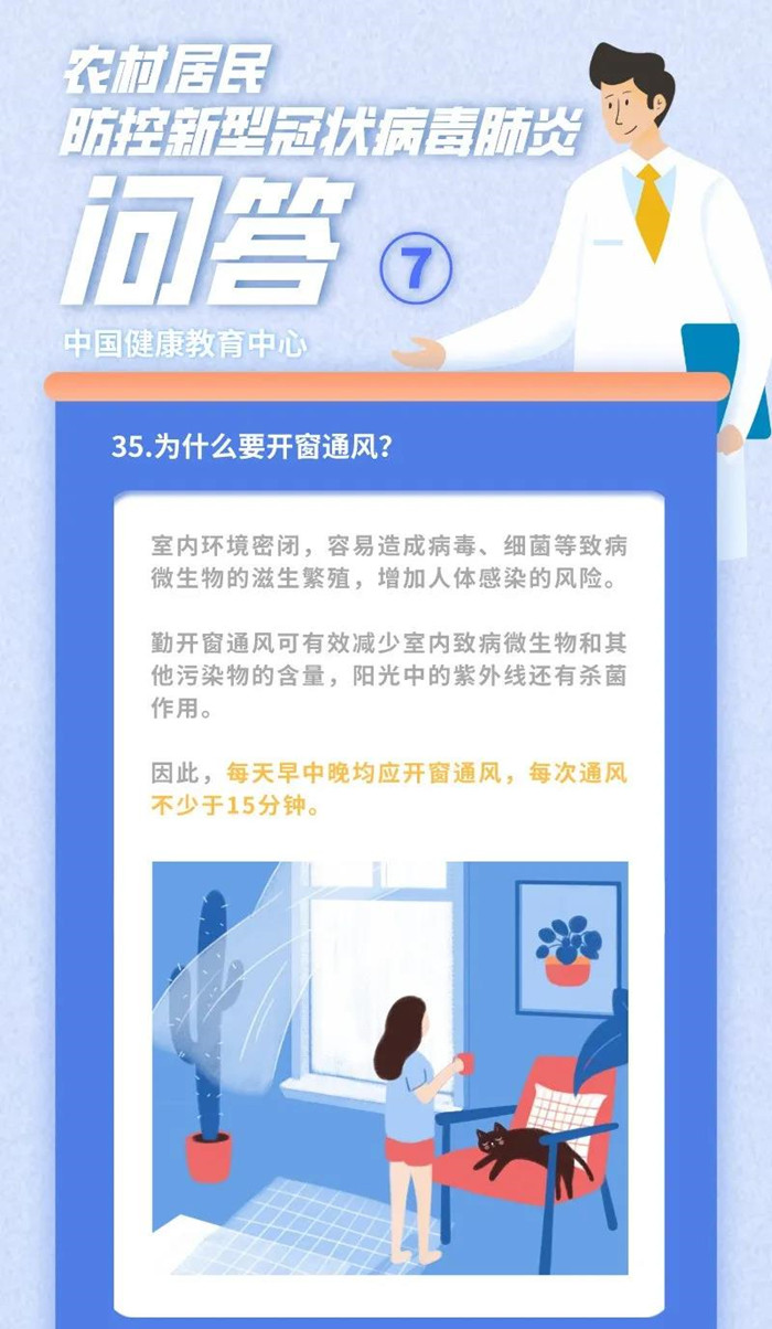 图解 农村居民防控新冠肺炎问答集锦 七